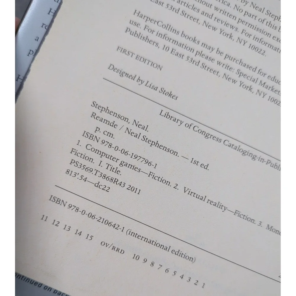 Reamde by Neal Stephenson True First Edition First Printing Hardcover Brand‎ New
